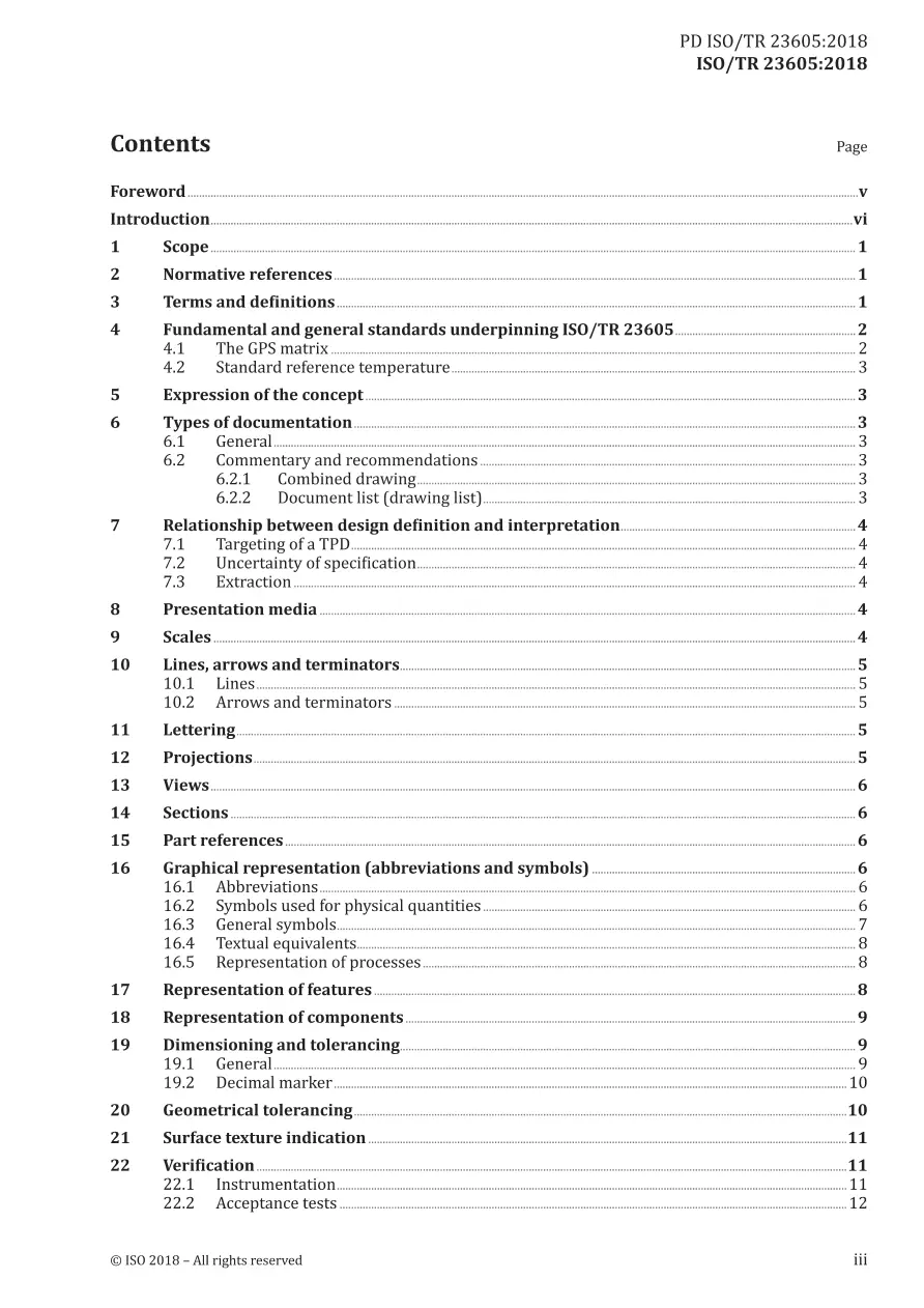 BS PD ISO/TR 23605:2018 BS PD ISO/TR 23605:2018