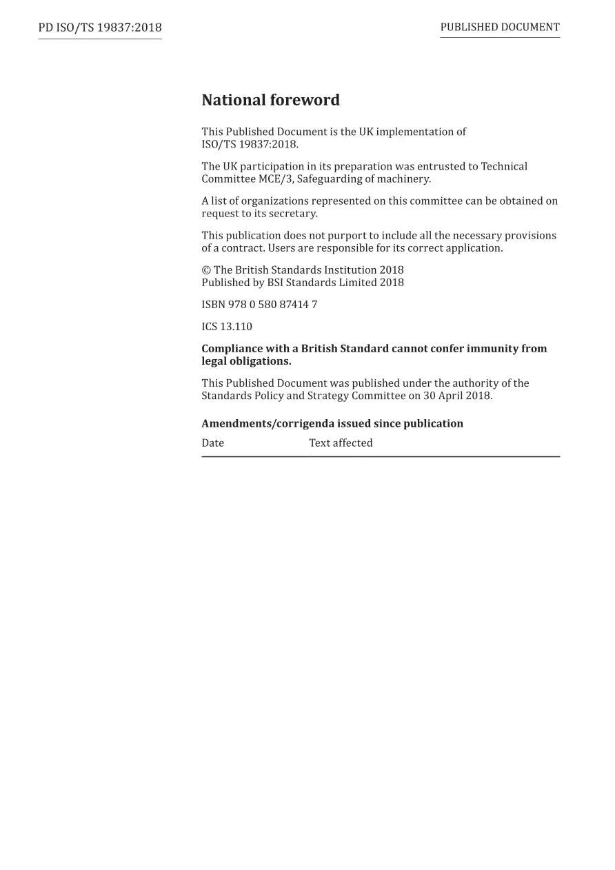 BS PD ISO/TS 19837:2018 BS PD ISO/TS 19837:2018
