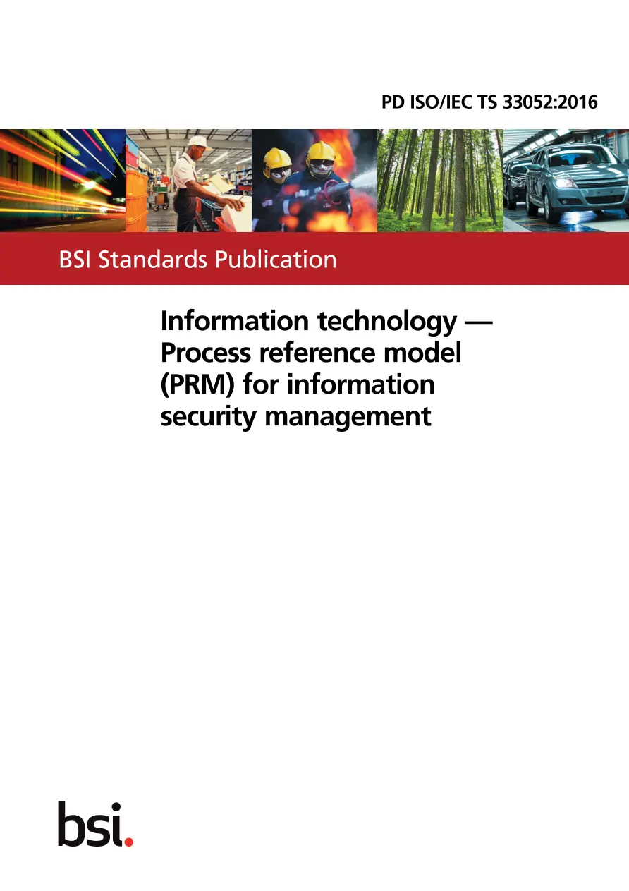 BS PD ISO/IEC TS 33052:2016 BS PD ISO/IEC TS 33052:2016
