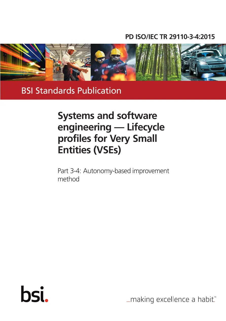 BS PD ISO/IEC TR 29110-3-4:2015 BS PD ISO/IEC TR 29110-3-4:2015