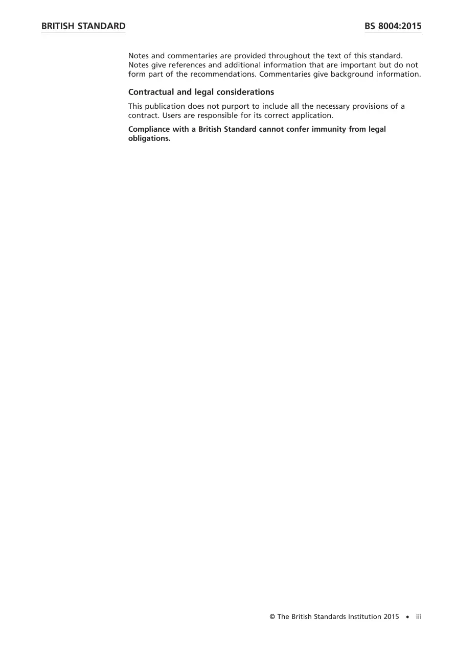 BS 8004:2015 BS 8004:2015
