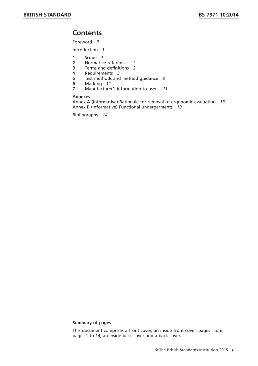 BS 7971-10:2014 BS 7971-10:2014