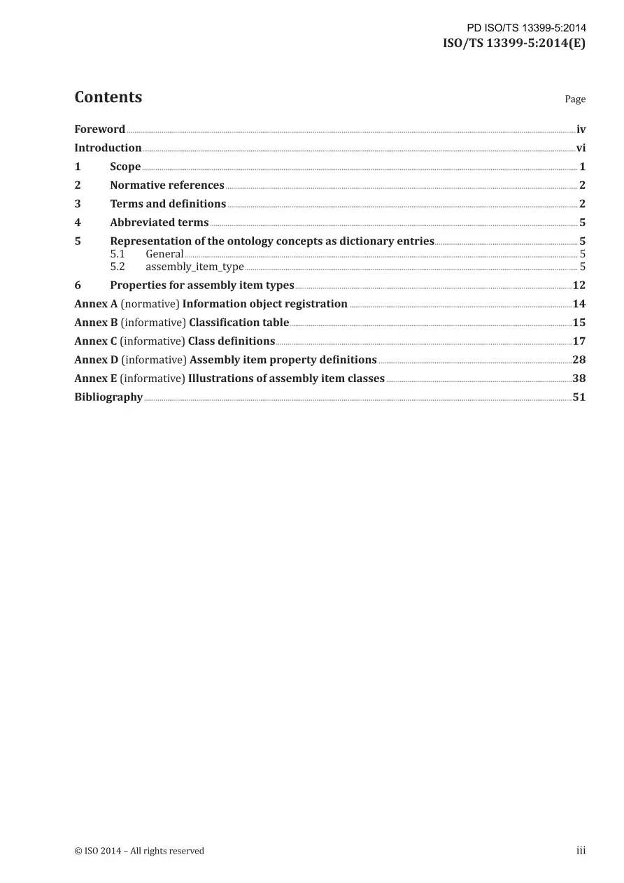 BS PD ISO/TS 13399-5:2014 BS PD ISO/TS 13399-5:2014