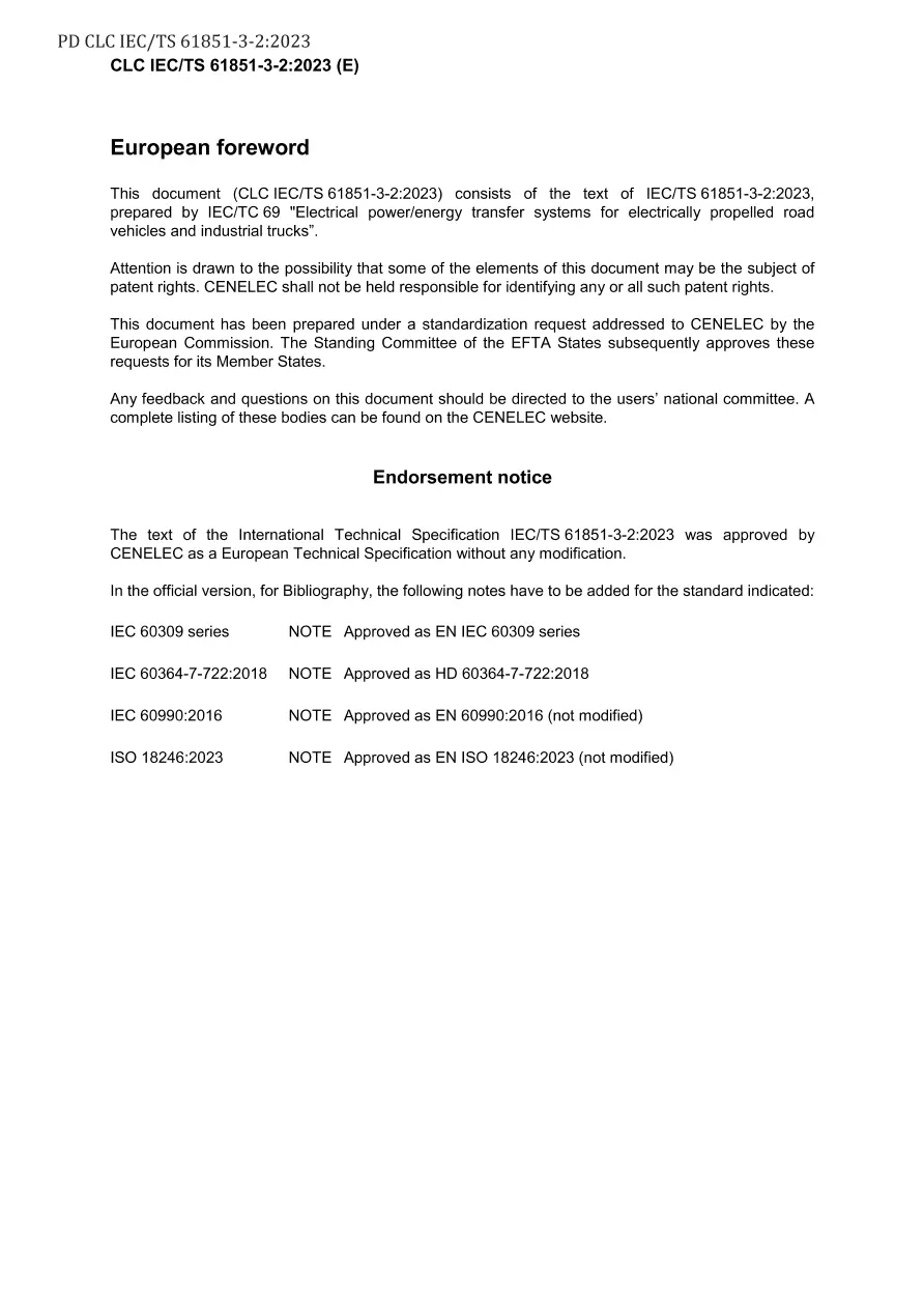 BS PD CLC IEC/TS 61851-3-2:2023 BS PD CLC IEC/TS 61851-3-2:2023