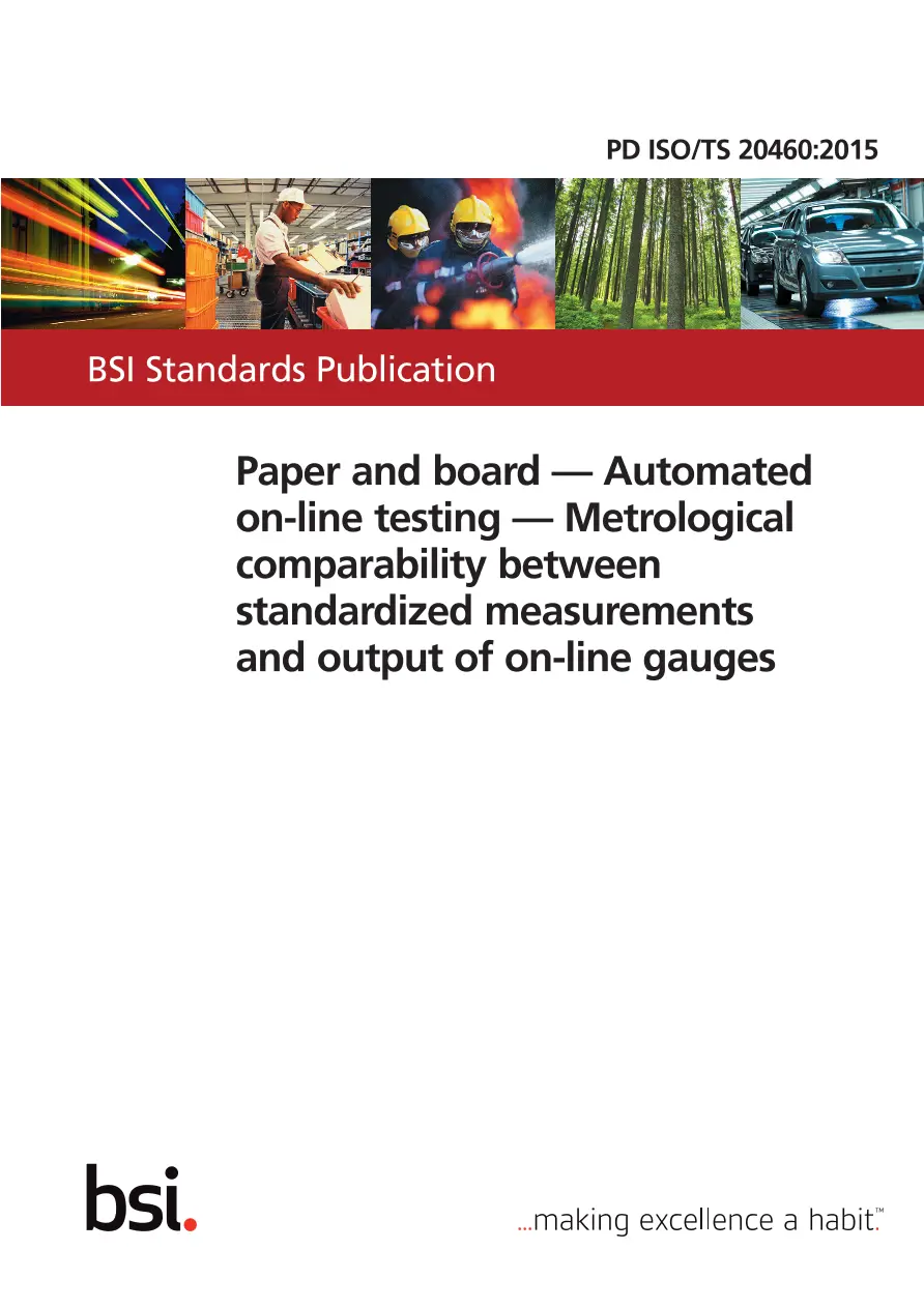 BS PD ISO/TS 20460:2015 BS PD ISO/TS 20460:2015