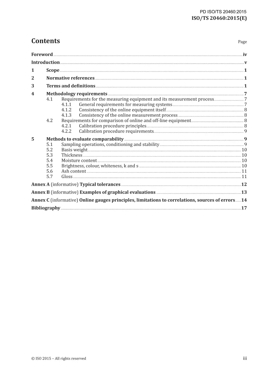 BS PD ISO/TS 20460:2015 BS PD ISO/TS 20460:2015