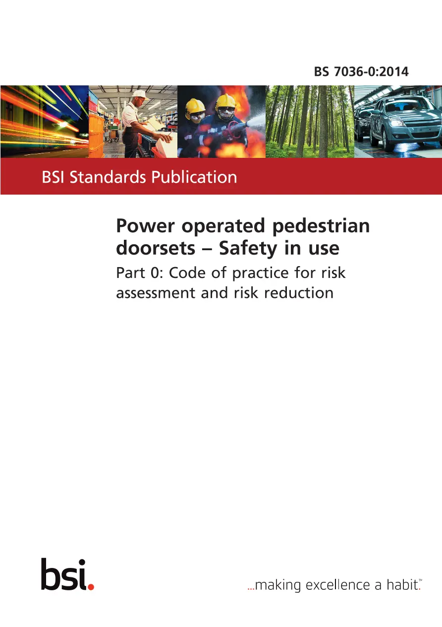 BS 7036-0:2014 BS 7036-0:2014