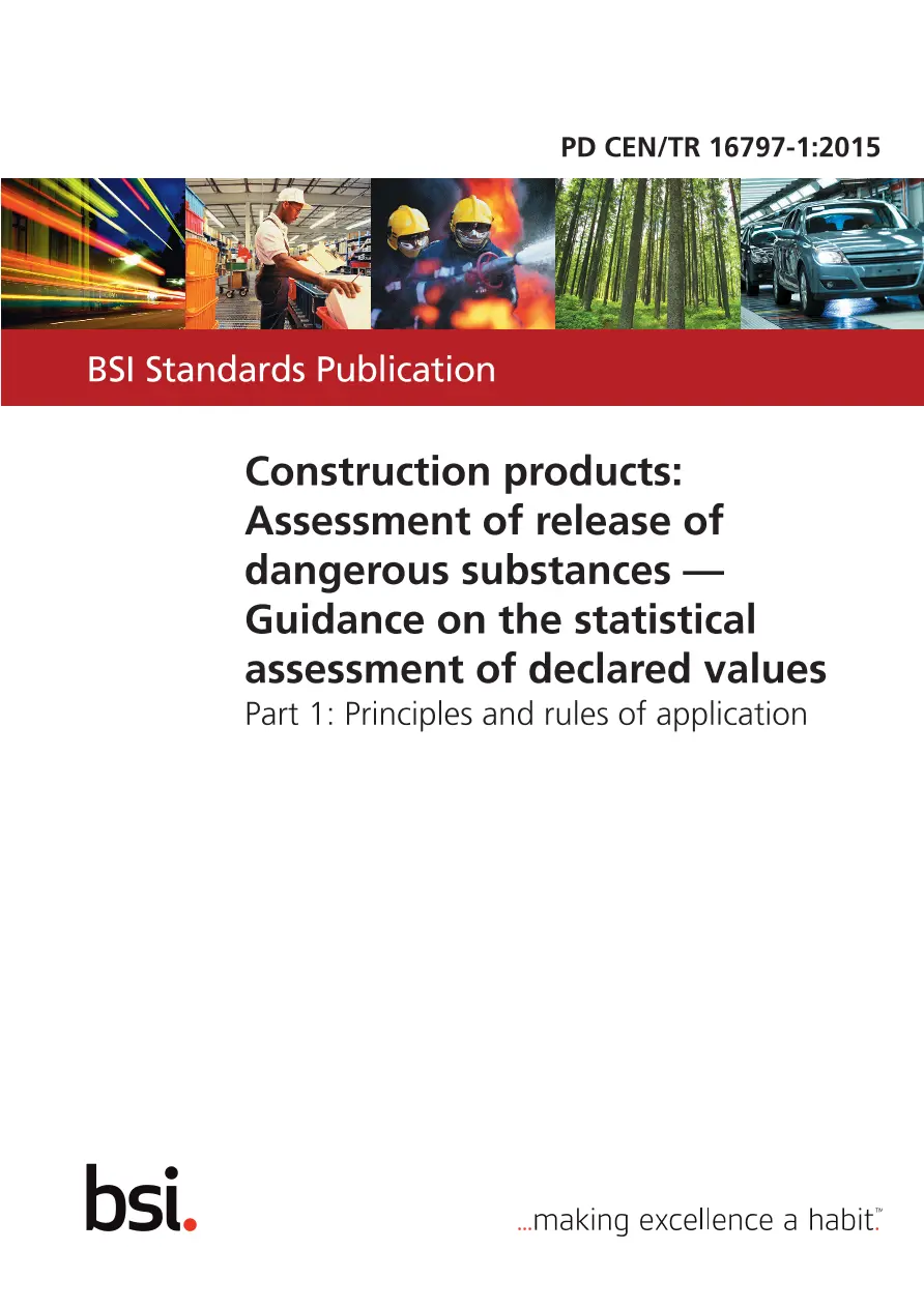 BS PD CEN/TR 16797-1:2015 BS PD CEN/TR 16797-1:2015