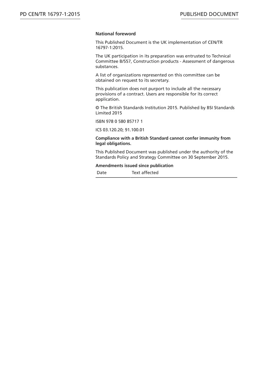 BS PD CEN/TR 16797-1:2015 BS PD CEN/TR 16797-1:2015