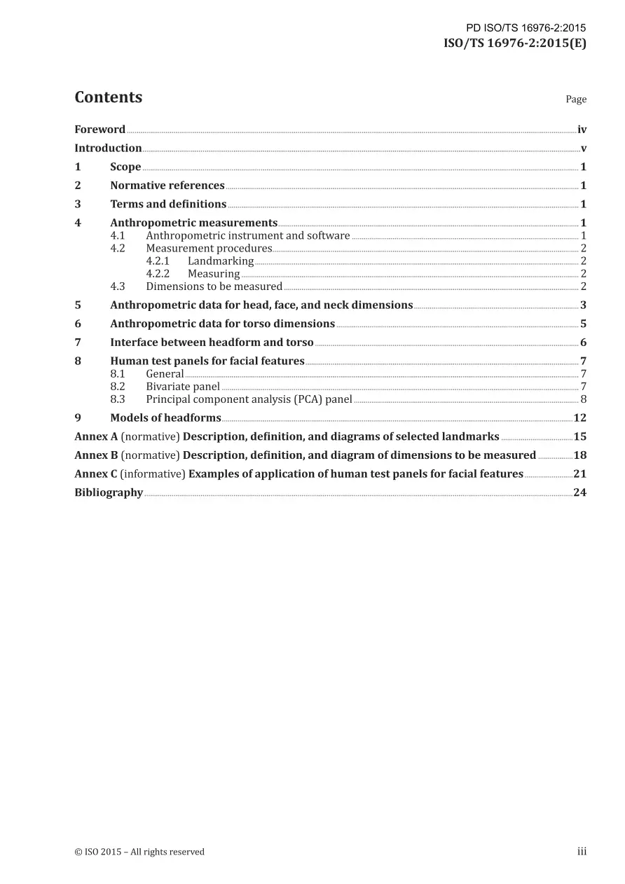 BS PD ISO/TS 16976-2:2015 BS PD ISO/TS 16976-2:2015