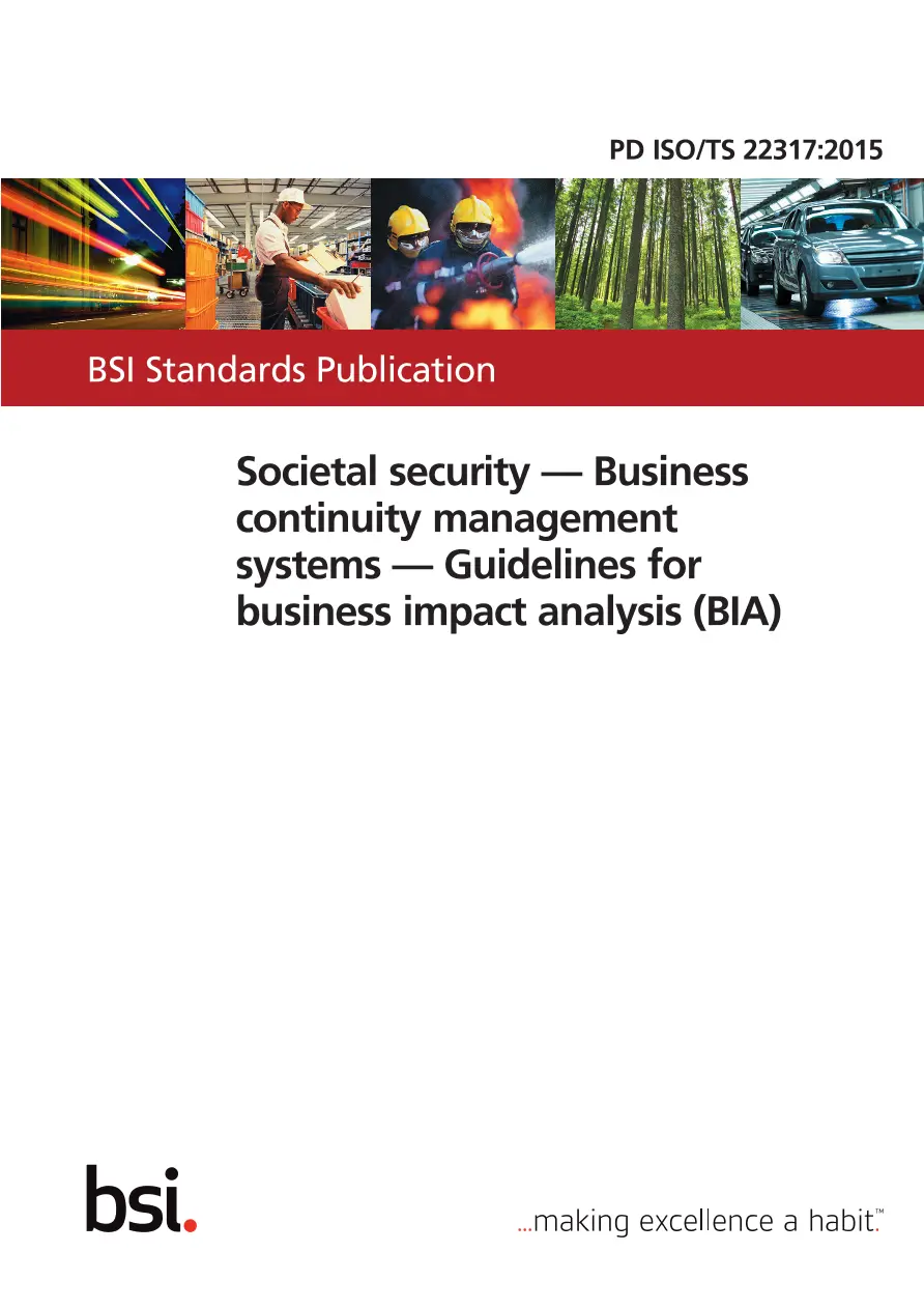 BS PD ISO/TS 22317:2015 BS PD ISO/TS 22317:2015