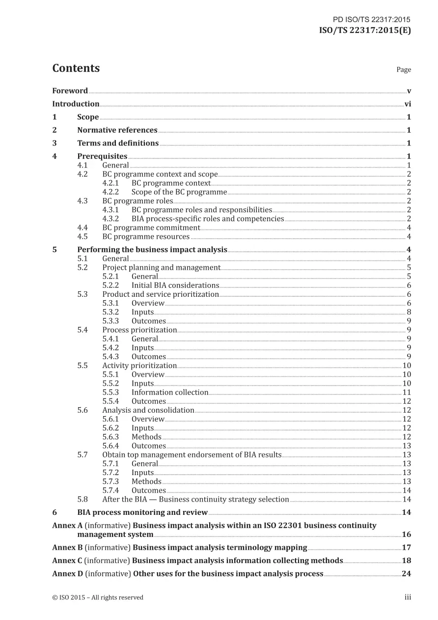 BS PD ISO/TS 22317:2015 BS PD ISO/TS 22317:2015
