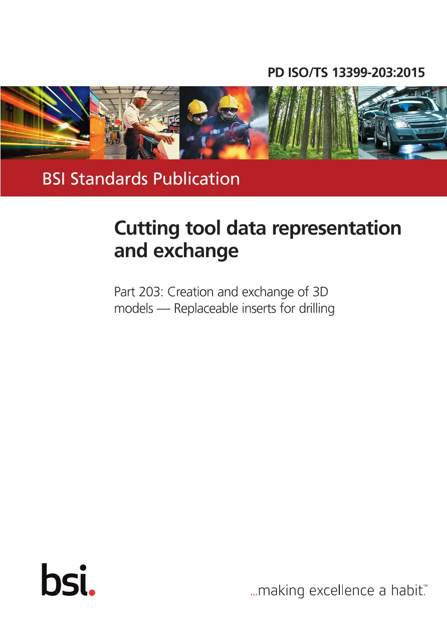 BS PD ISO/TS 13399-203:2015 BS PD ISO/TS 13399-203:2015