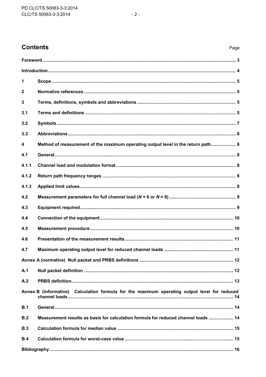 BS PD CLC/TS 50083-3-3:2014 BS PD CLC/TS 50083-3-3:2014