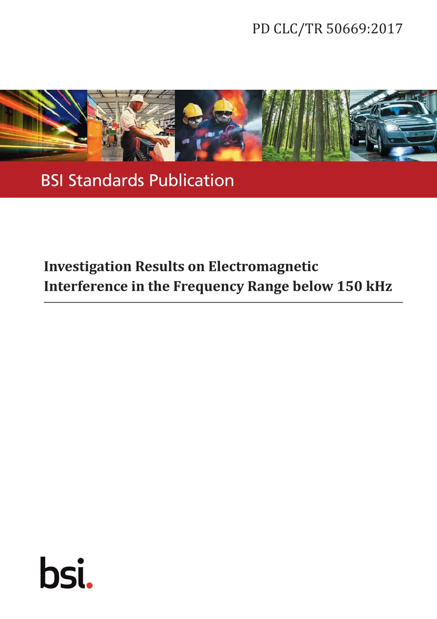 BS PD CLC/TR 50669:2017 BS PD CLC/TR 50669:2017