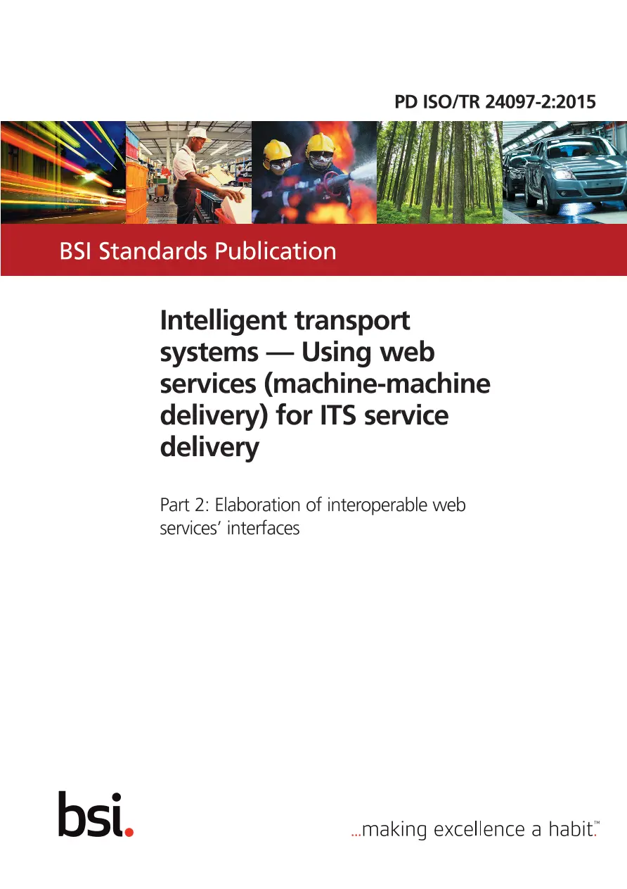 BS PD ISO/TR 24097-2:2015 BS PD ISO/TR 24097-2:2015