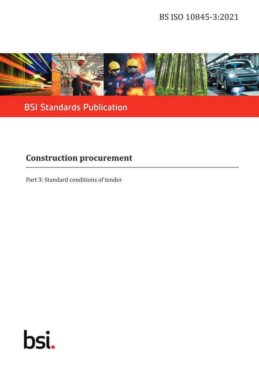 BS 10845-3:2021 BS 10845-3:2021