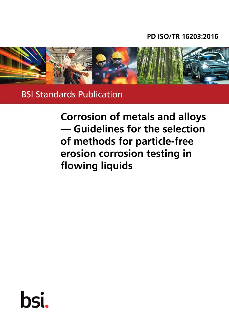BS PD ISO/TR 16203:2016 BS PD ISO/TR 16203:2016
