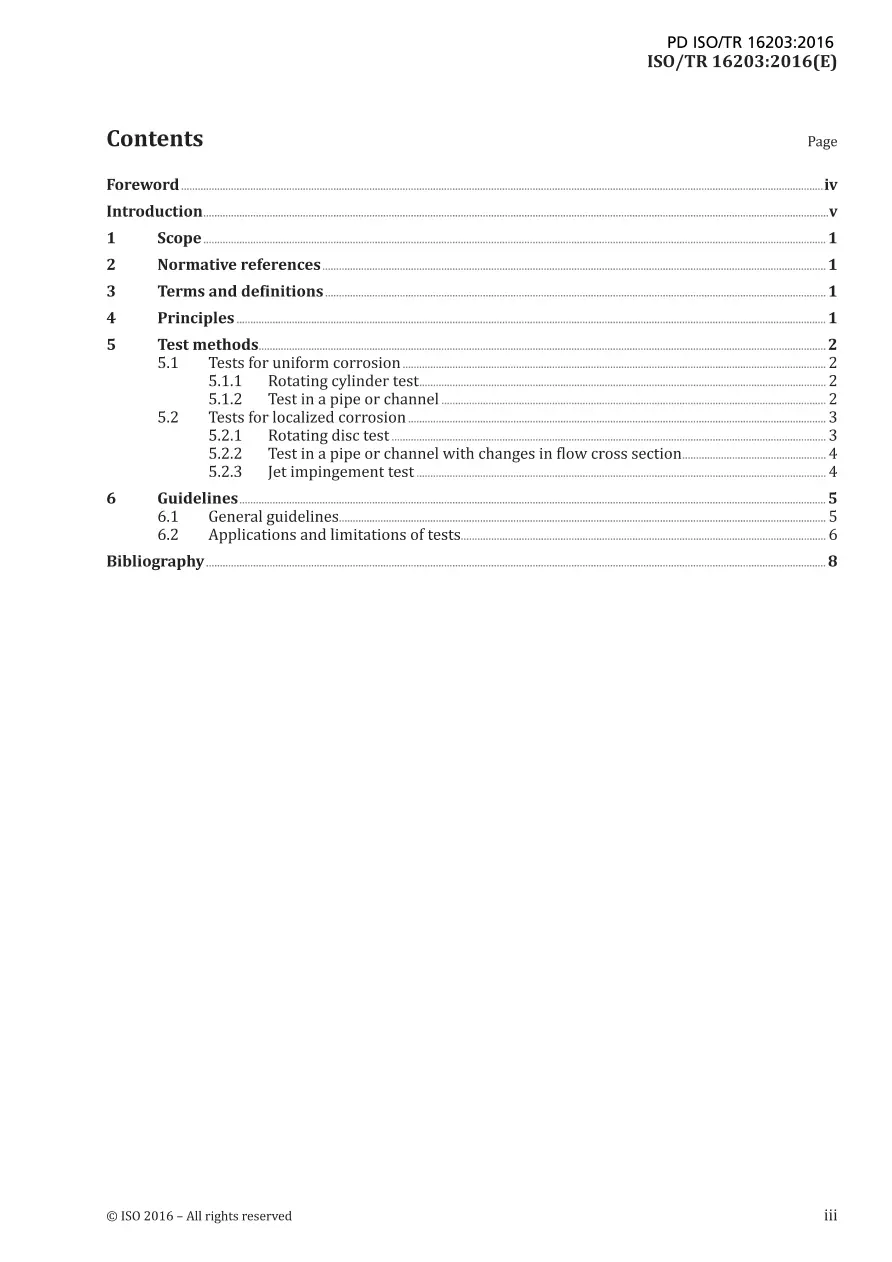 BS PD ISO/TR 16203:2016 BS PD ISO/TR 16203:2016