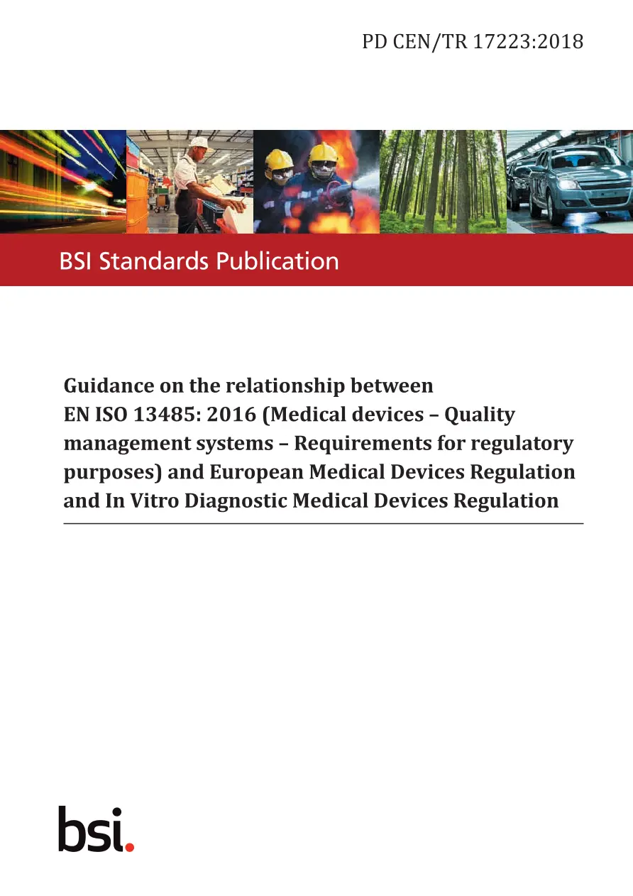 BS PD CEN/TR 17223:2018 BS PD CEN/TR 17223:2018
