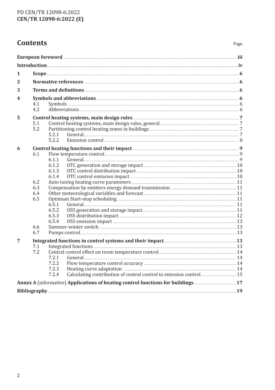 BS PD CEN/TR 12098-6:2022 BS PD CEN/TR 12098-6:2022