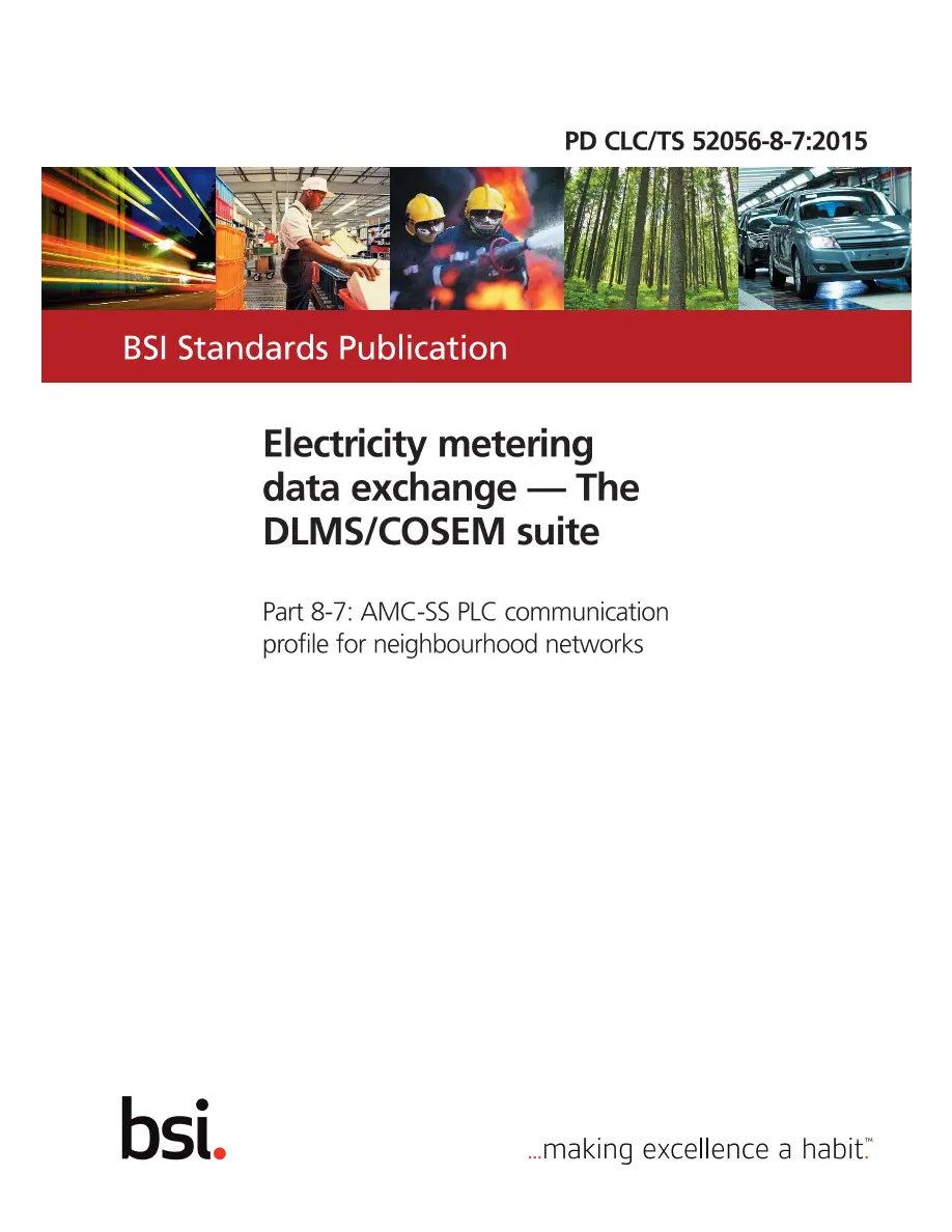 BS PD CLC/TS 52056-8-7:2015 BS PD CLC/TS 52056-8-7:2015