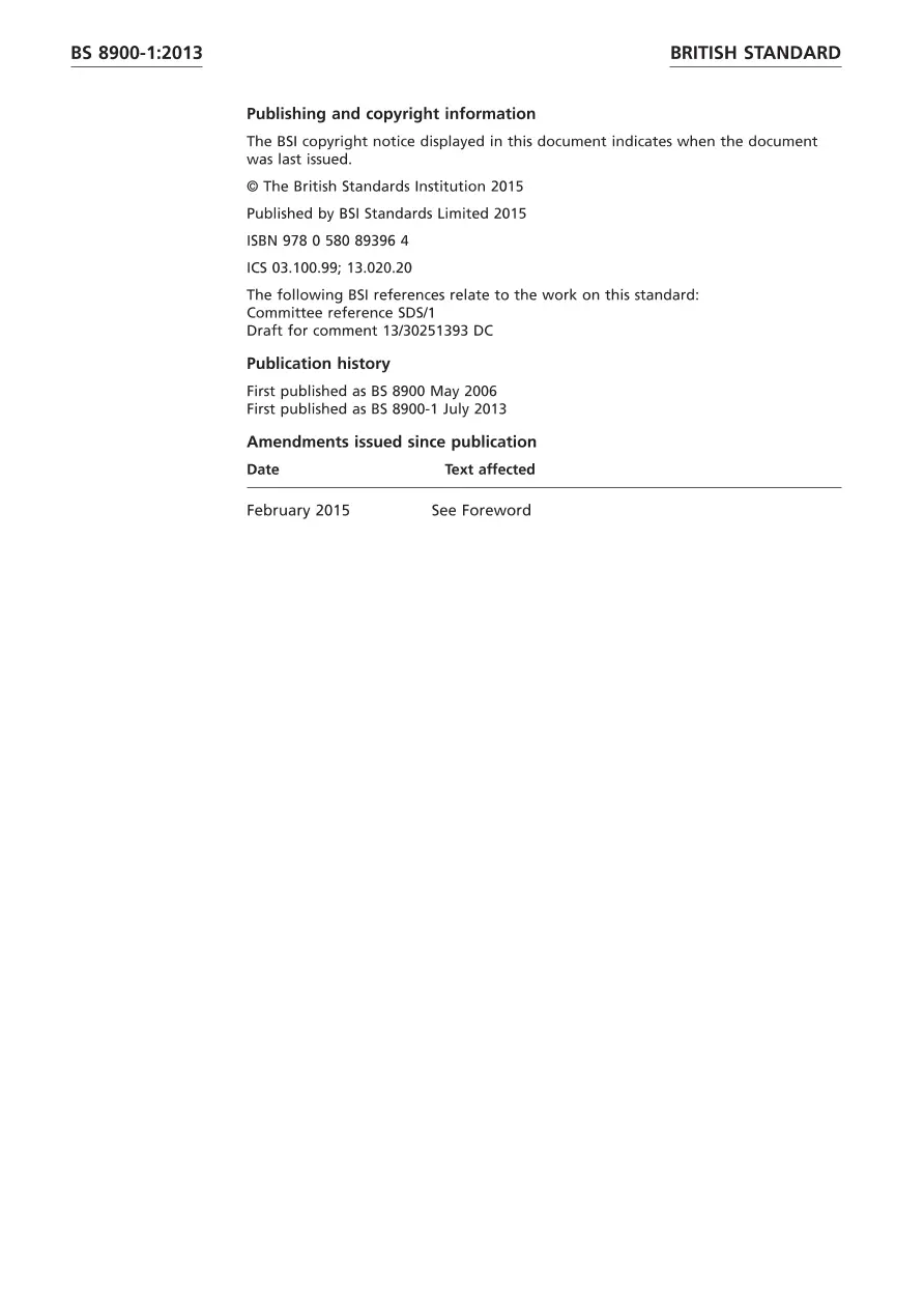 BS 8900-1:2013 BS 8900-1:2013