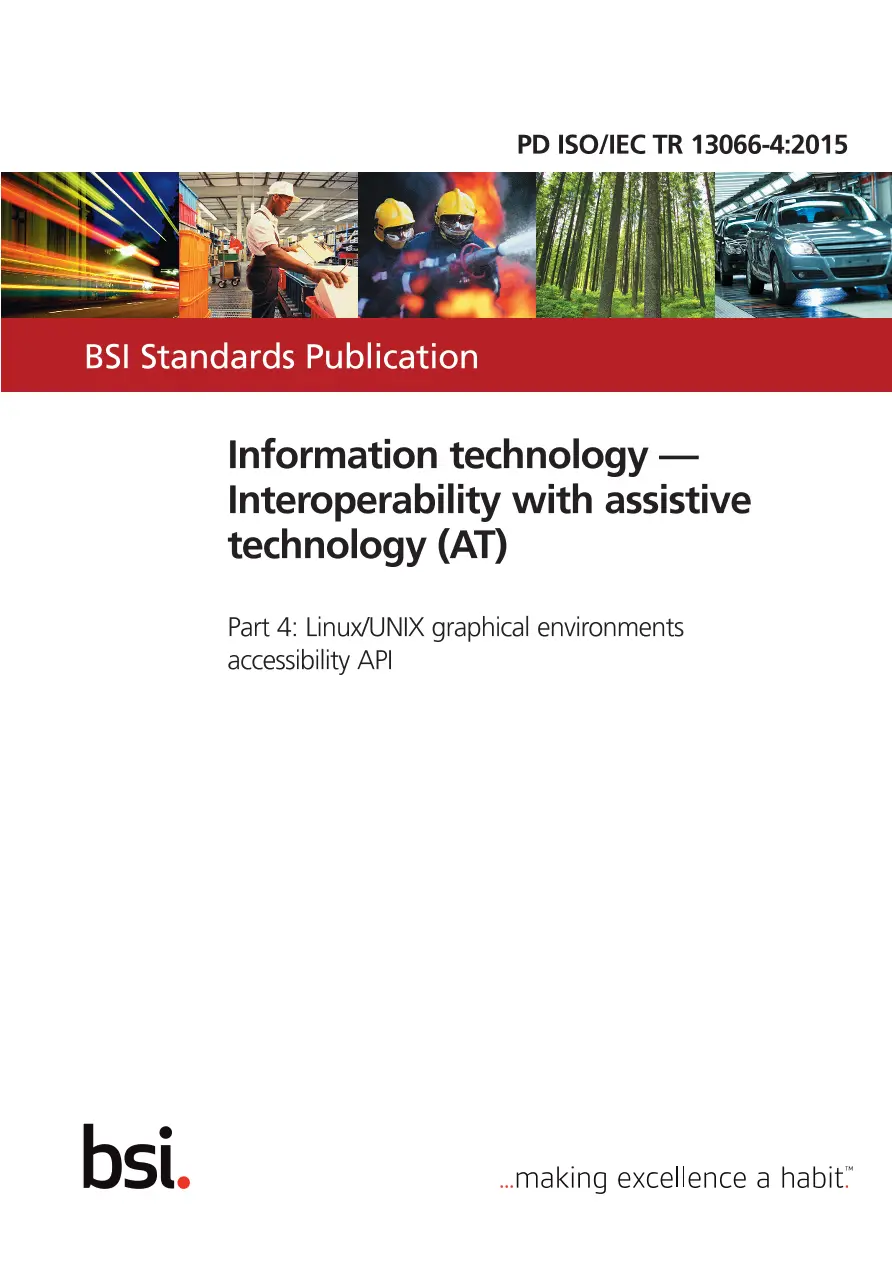 BS PD ISO/IEC TR 13066-4:2015 BS PD ISO/IEC TR 13066-4:2015
