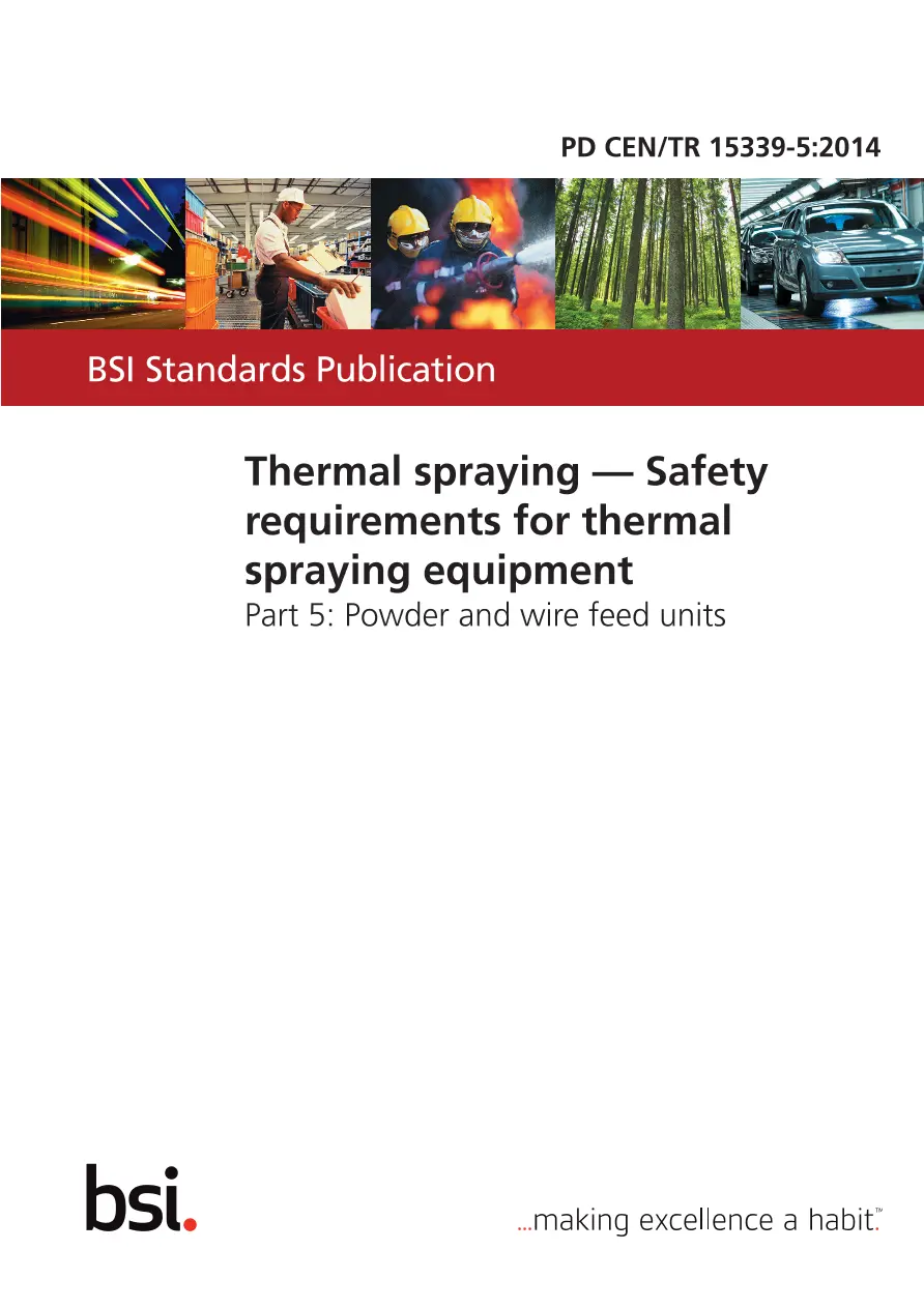 BS PD CEN/TR 15339-5:2014 BS PD CEN/TR 15339-5:2014