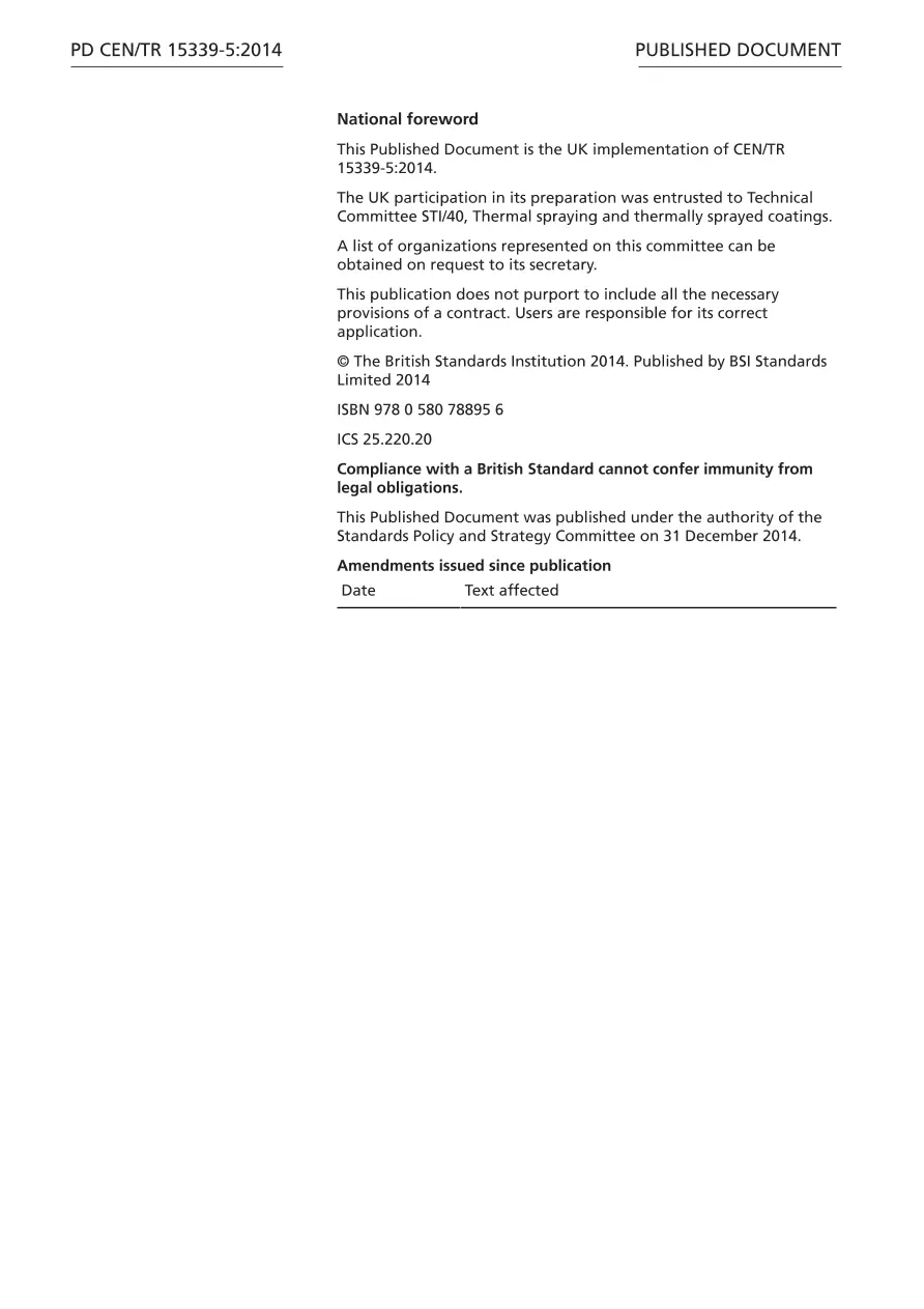 BS PD CEN/TR 15339-5:2014 BS PD CEN/TR 15339-5:2014