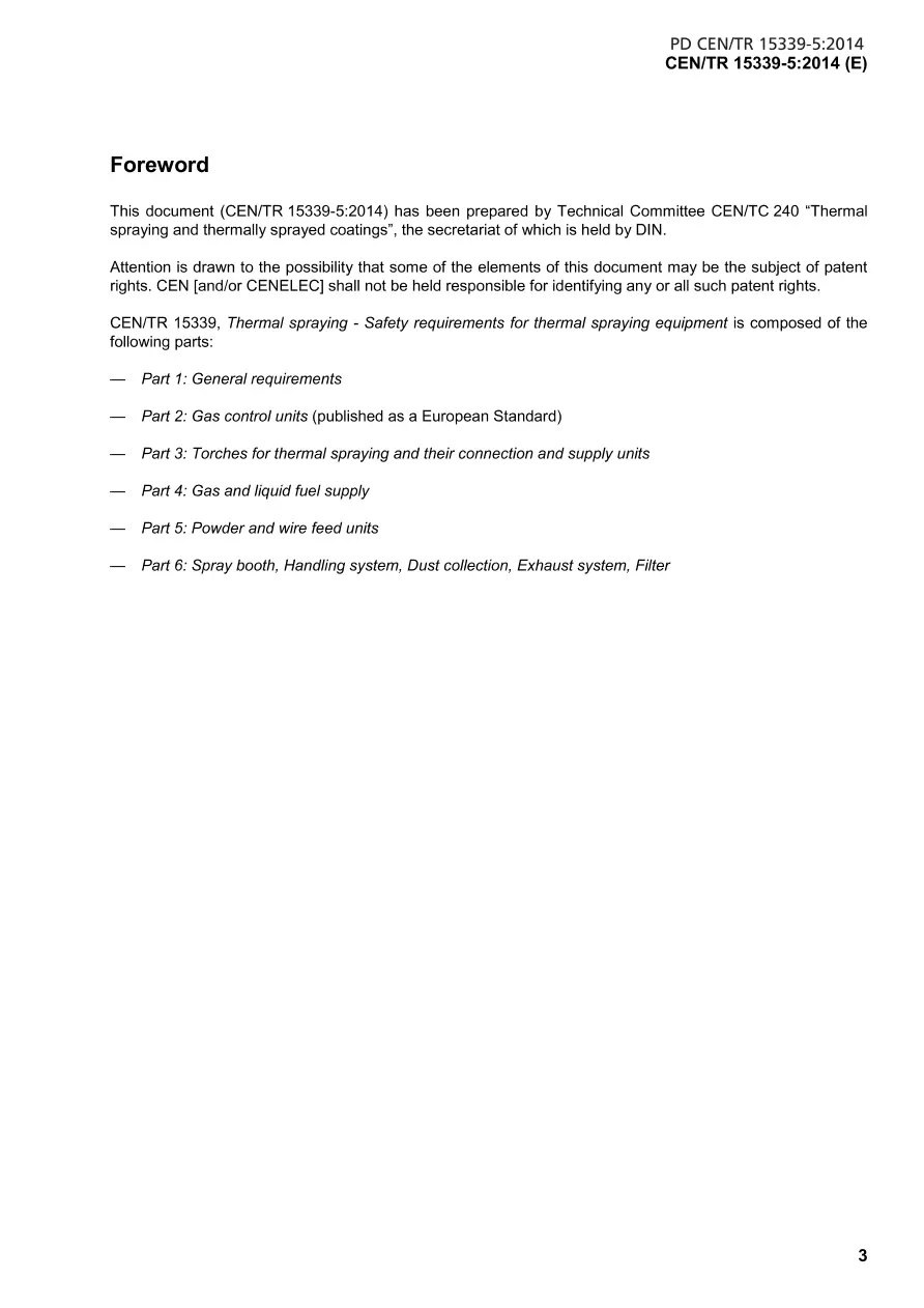 BS PD CEN/TR 15339-5:2014 BS PD CEN/TR 15339-5:2014