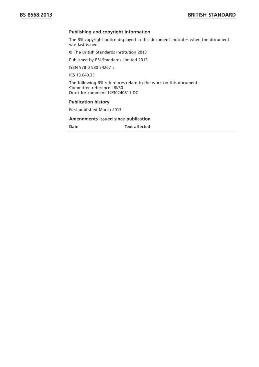 BS 8568:2013 BS 8568:2013