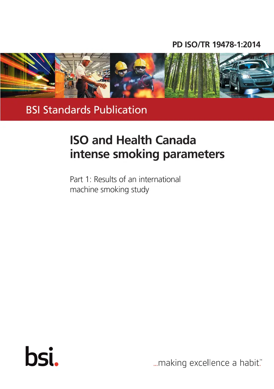 BS PD ISO/TR 19478-1:2014 BS PD ISO/TR 19478-1:2014