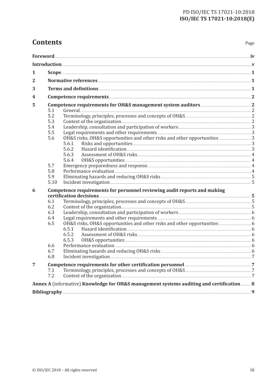 BS PD ISO/IEC TS 17021-10:2018 BS PD ISO/IEC TS 17021-10:2018