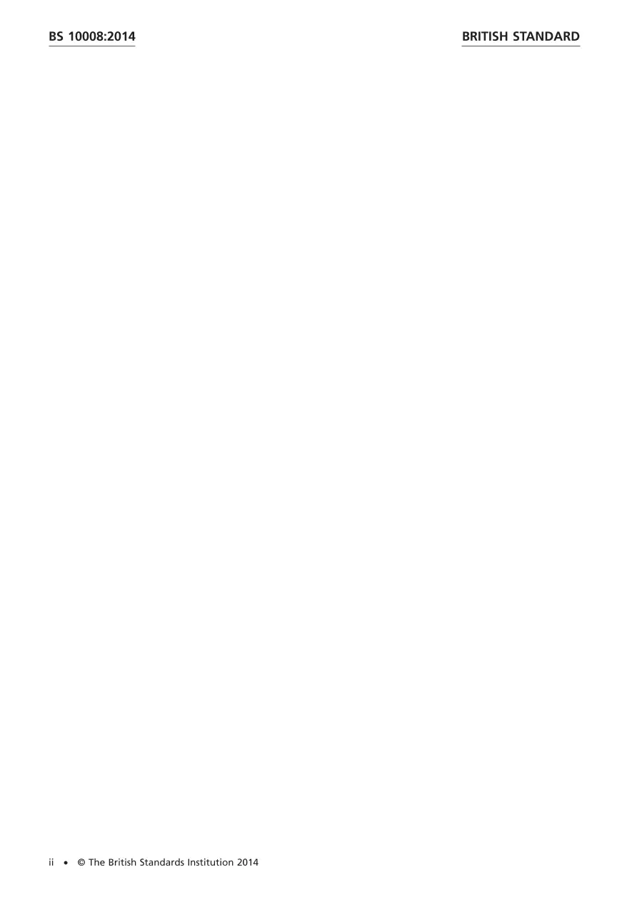 BS 10008:2014 BS 10008:2014