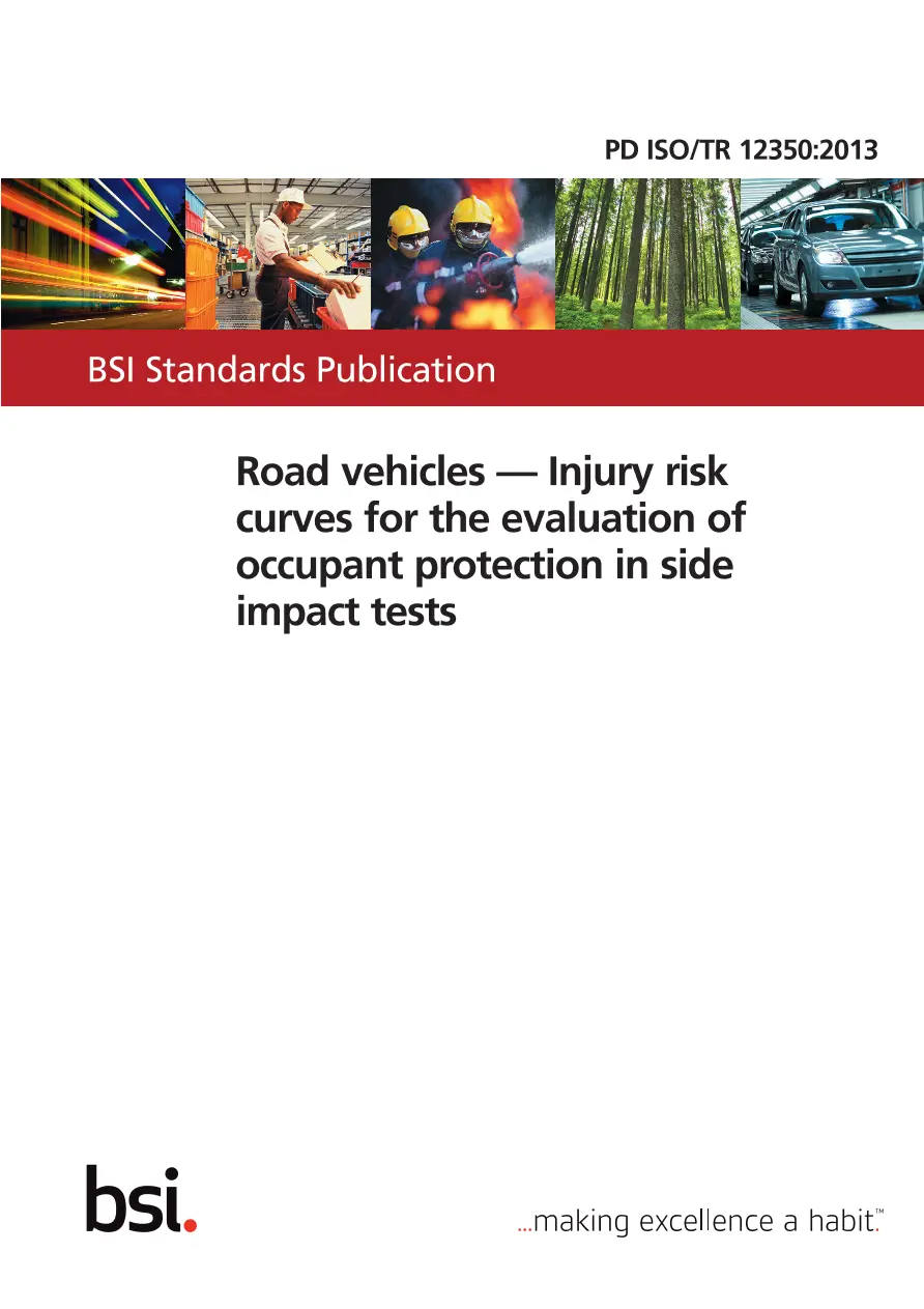BS PD ISO/TR 12350:2013 BS PD ISO/TR 12350:2013