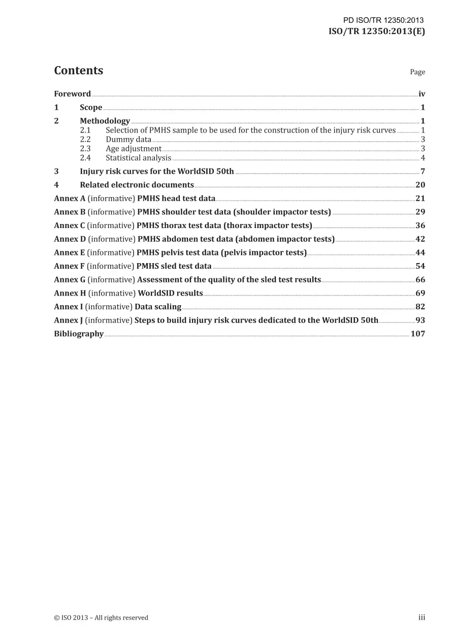 BS PD ISO/TR 12350:2013 BS PD ISO/TR 12350:2013
