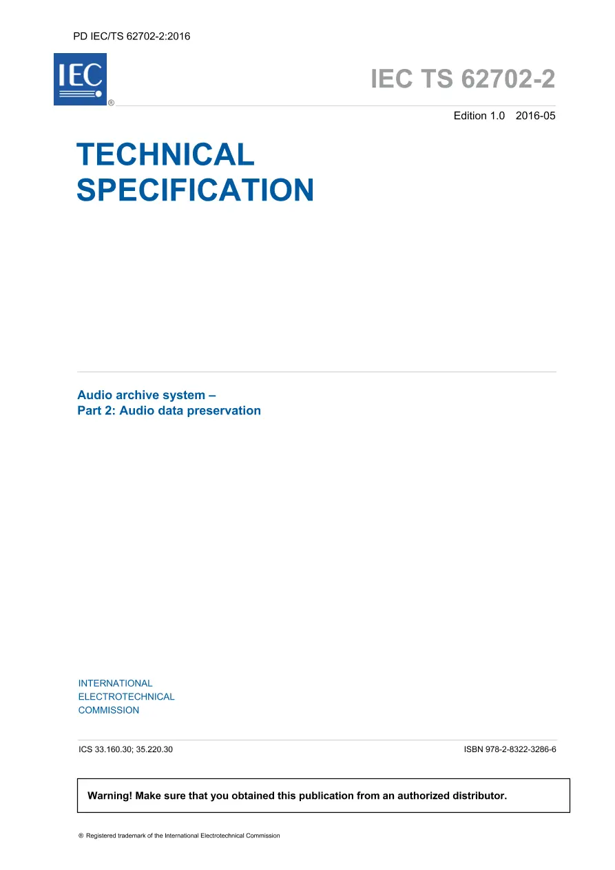 BS PD IEC/TS 62702-2:2016 BS PD IEC/TS 62702-2:2016