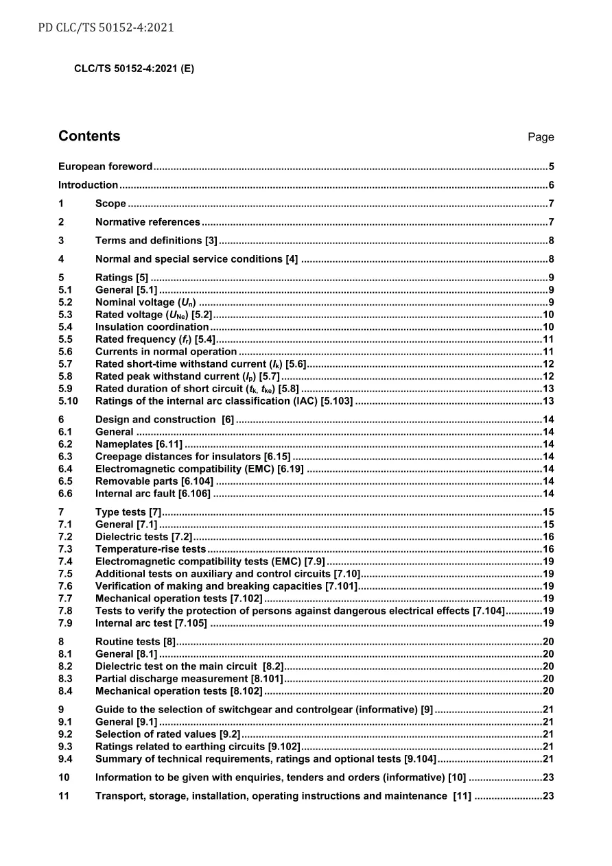 BS PD CLC/TS 50152-4:2021 BS PD CLC/TS 50152-4:2021