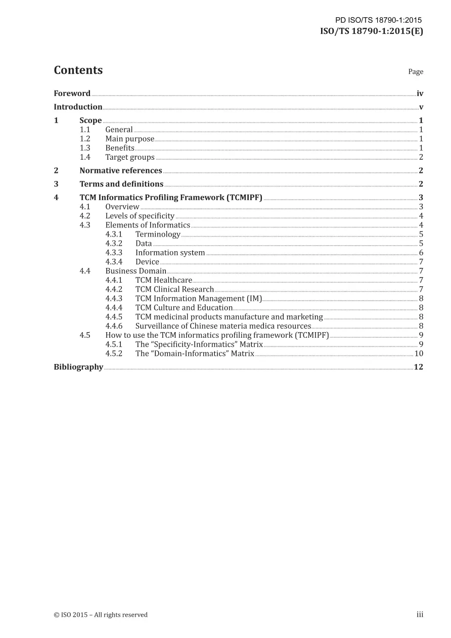 BS PD ISO/TS 18790-1:2015 BS PD ISO/TS 18790-1:2015