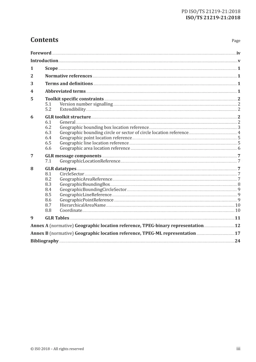 BS PD ISO/TS 21219-21:2018 BS PD ISO/TS 21219-21:2018