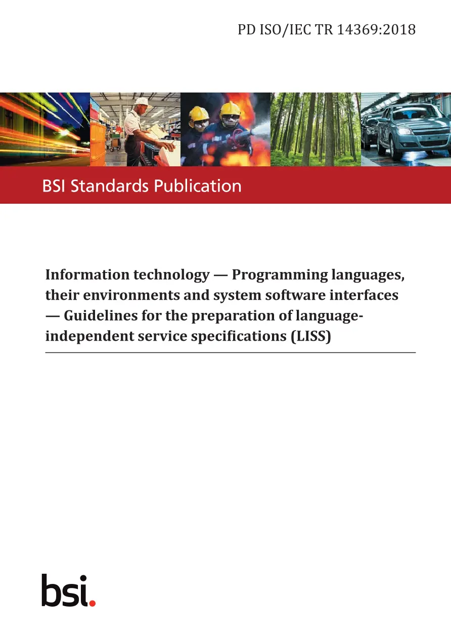 BS PD ISO/IEC TR 14369:2018 BS PD ISO/IEC TR 14369:2018