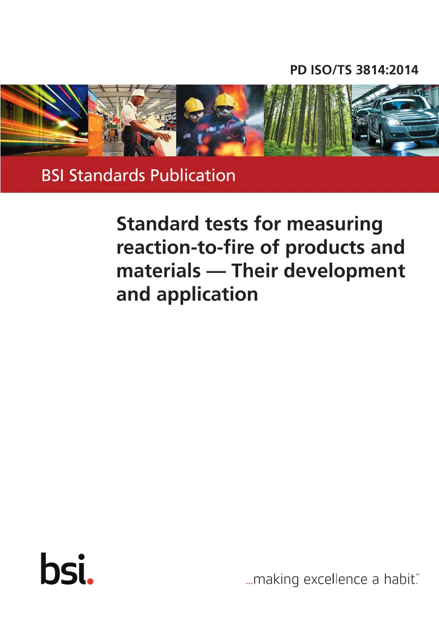 BS PD ISO/TS 3814:2014 BS PD ISO/TS 3814:2014