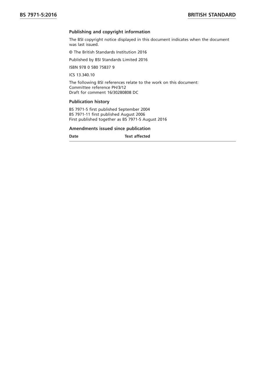 BS 7971-5:2016 BS 7971-5:2016