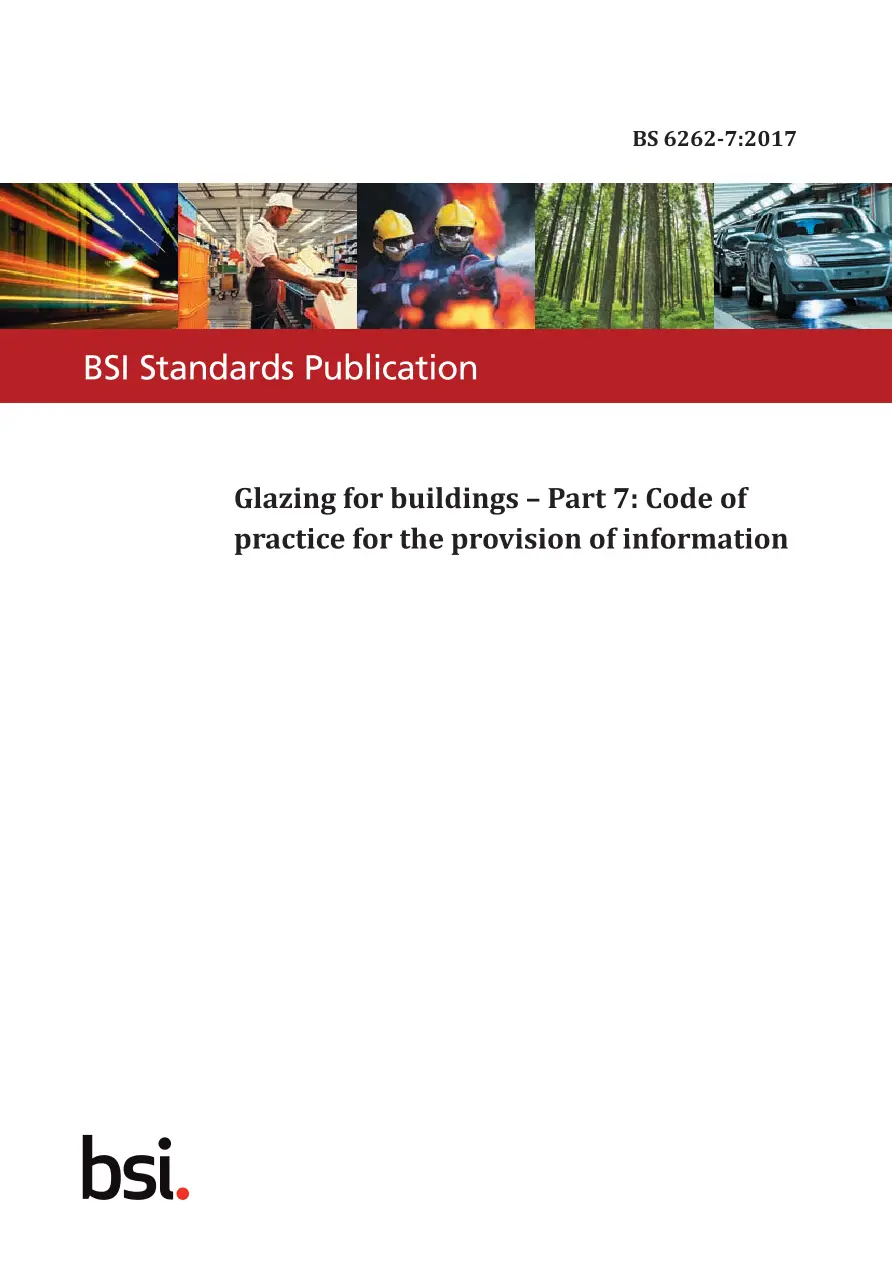 BS 6262-7:2017 BS 6262-7:2017