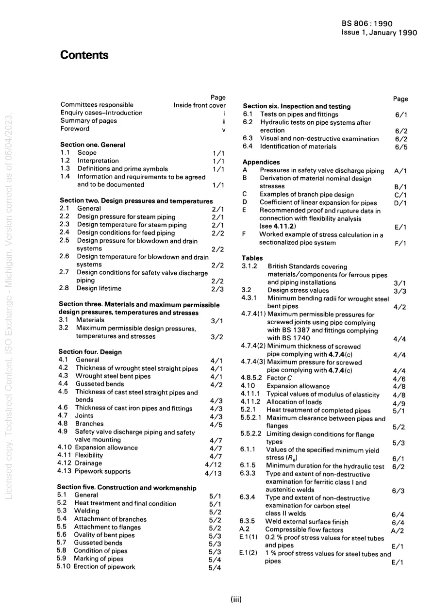 BS 806:1990 BS 806:1990
