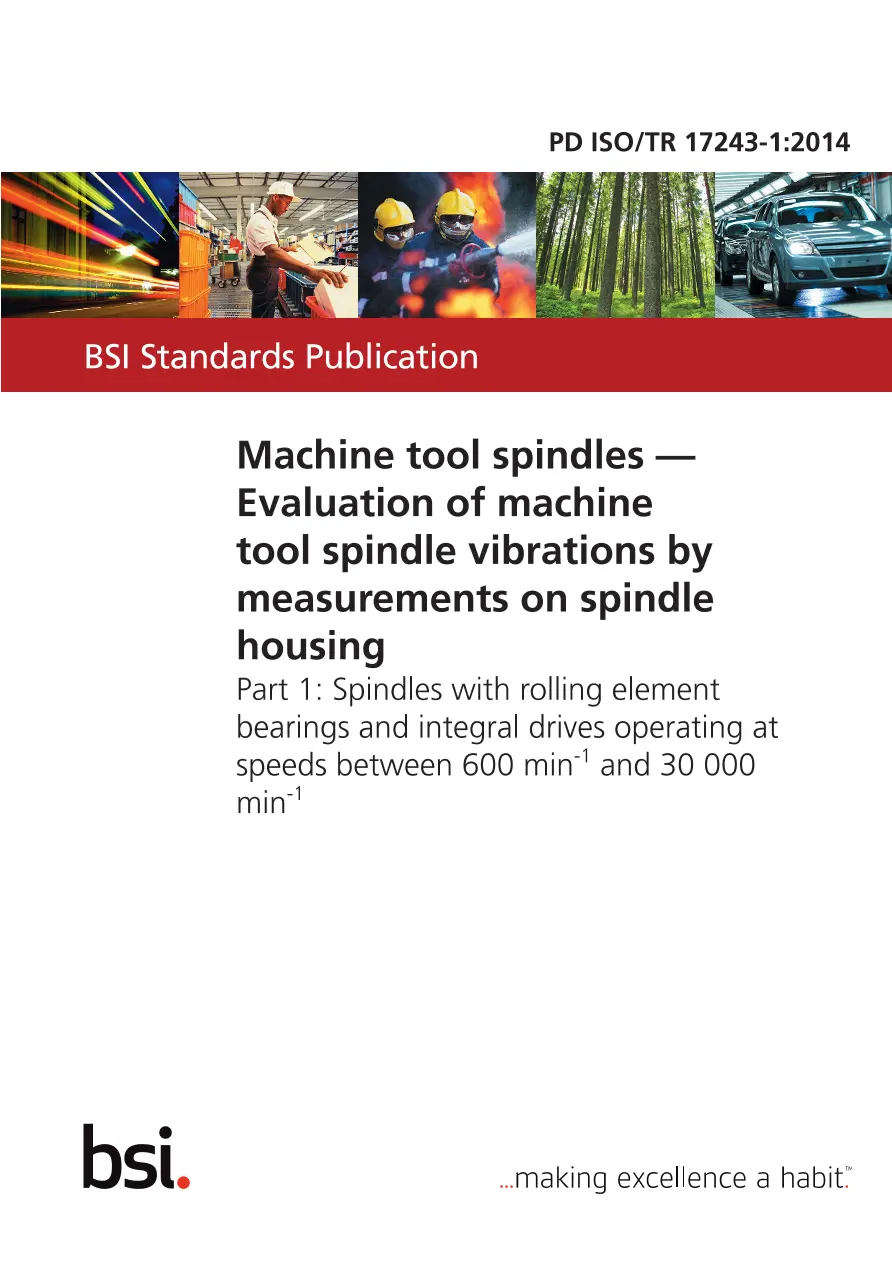 BS PD ISO/TR 17243-1:2014 BS PD ISO/TR 17243-1:2014
