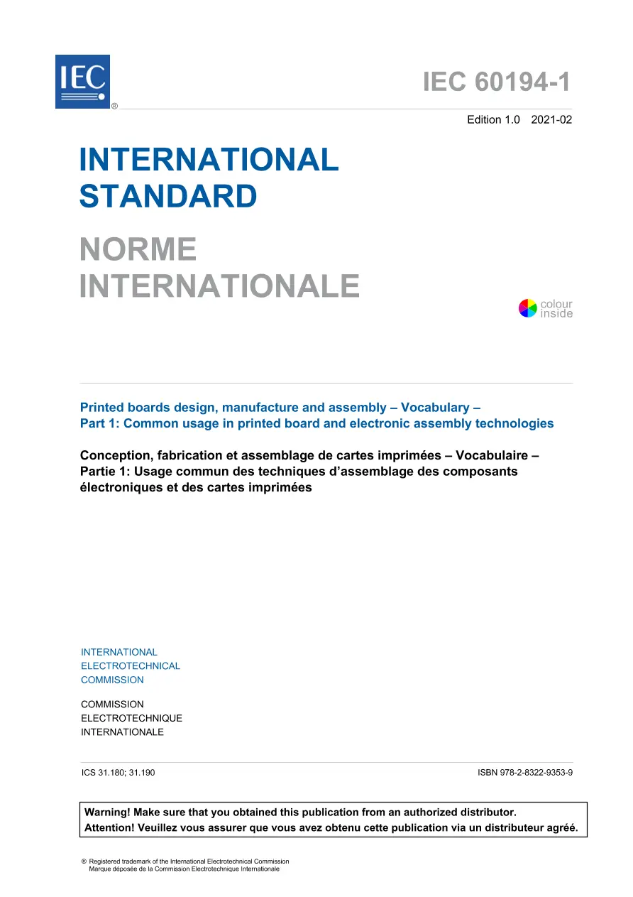 IEC 60194-1 Ed. 1.0 b:2021 IEC 60194-1 Ed. 1.0 b:2021