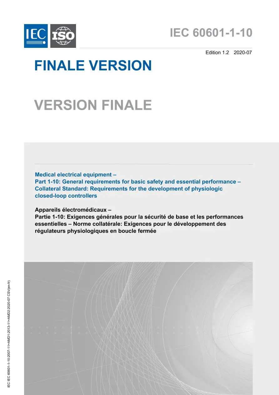IEC 60601-1-10 Ed. 1.2 b:2020 IEC 60601-1-10 Ed. 1.2 b:2020