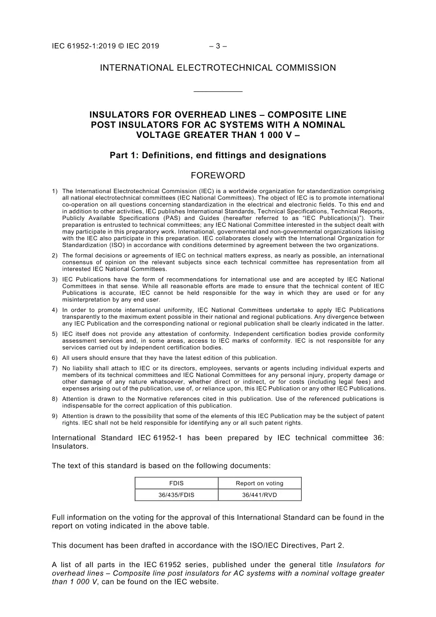 IEC 61952-1 Ed. 1.0 en:2019 IEC 61952-1 Ed. 1.0 en:2019